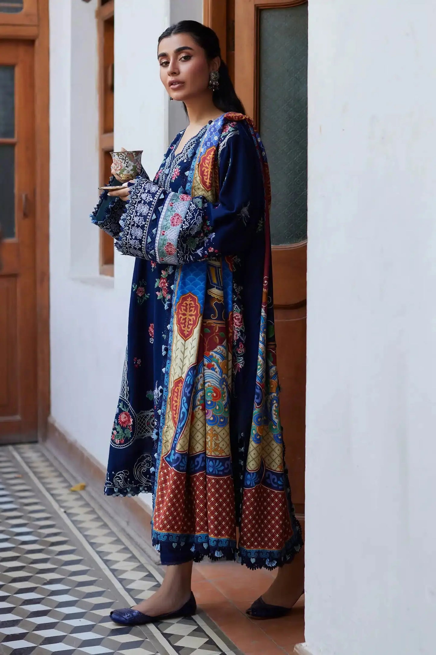Zaha | Winter 23 | LINA (ZW23-01) - Pakistani Designer Dress - by Zaha | Type: Luxury - 100% Original at Saira Sultan