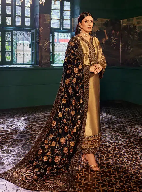 Zainab Chottani | Luxury Velvet Collection 23 | Maysa - Pakistani Designer Dress - by Zainab Chottani | Type: Formal - 100% Original at Saira Sultan