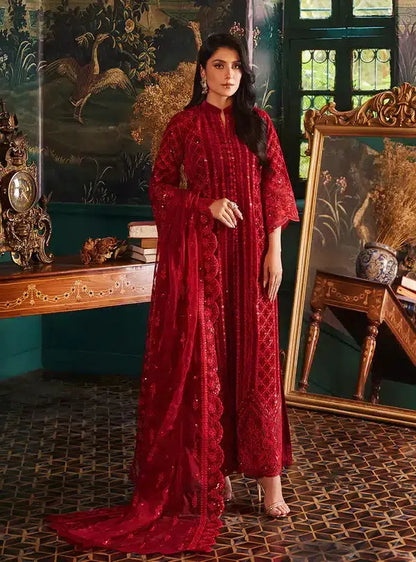 Zainab Chottani | Luxury Velvet Collection 23 | Surk - Pakistani Designer Dress - by Zainab Chottani | Type: Formal - 100% Original at Saira Sultan