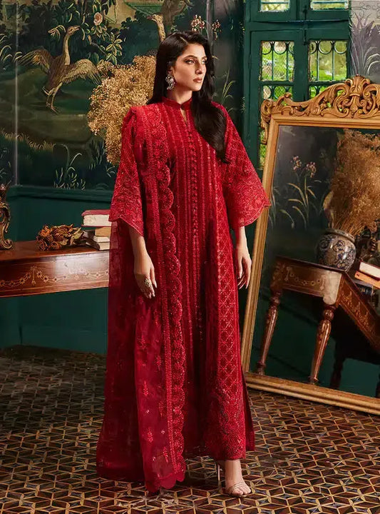 Zainab Chottani | Luxury Velvet Collection 23 | Surk - Pakistani Designer Dress - by Zainab Chottani | Type: Formal - 100% Original at Saira Sultan