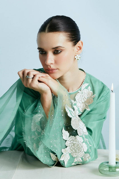 Zara Shahjahan | Festive Eid 24 | ZC-2038 - Pakistani Designer Dress - by Zara Shahjahan | Type: Formal - 100% Original at Saira Sultan