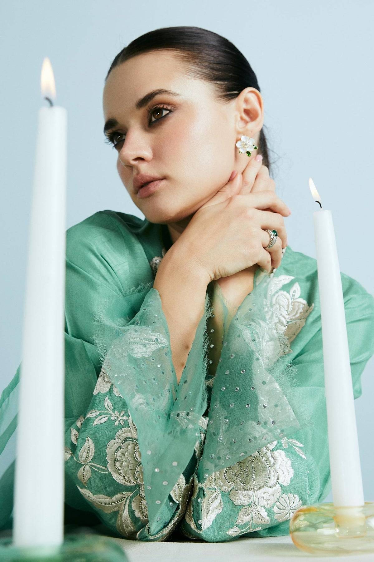 Zara Shahjahan | Festive Eid 24 | ZC-2038 - Pakistani Designer Dress - by Zara Shahjahan | Type: Formal - 100% Original at Saira Sultan