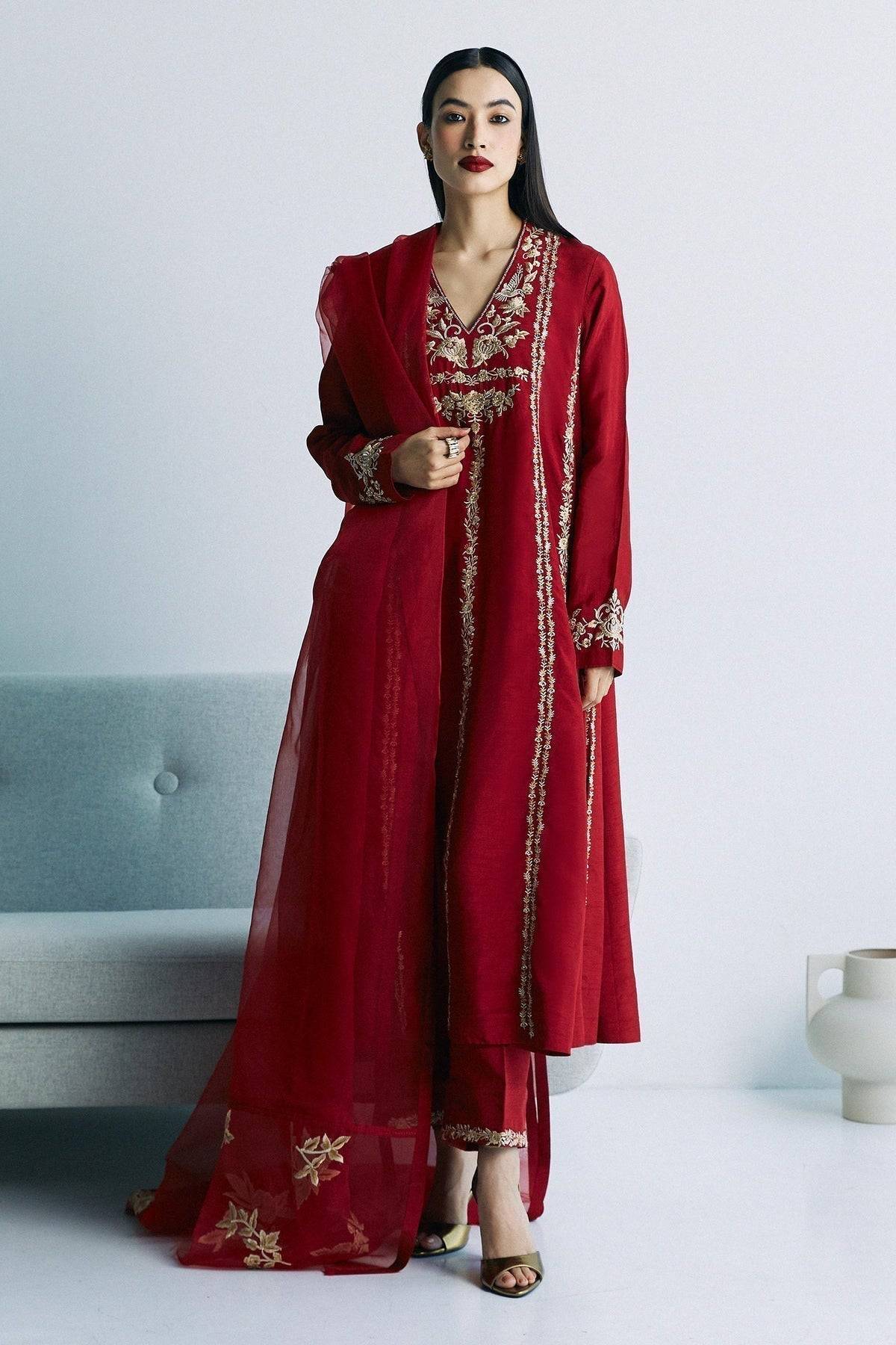 Zara Shahjahan | Festive Eid 24 | ZC-2039 - Pakistani Designer Dress - by Zara Shahjahan | Type: Formal - 100% Original at Saira Sultan