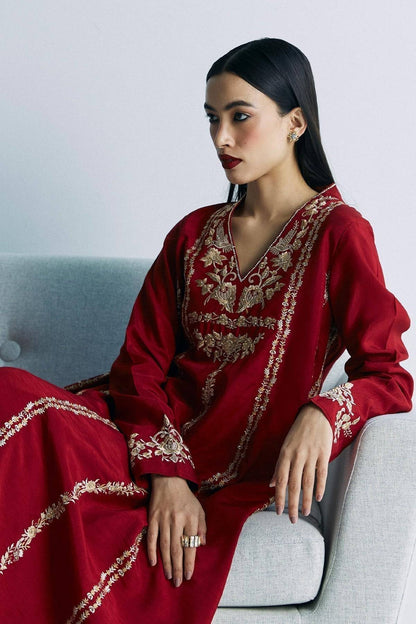 Zara Shahjahan | Festive Eid 24 | ZC-2039 - Pakistani Designer Dress - by Zara Shahjahan | Type: Formal - 100% Original at Saira Sultan