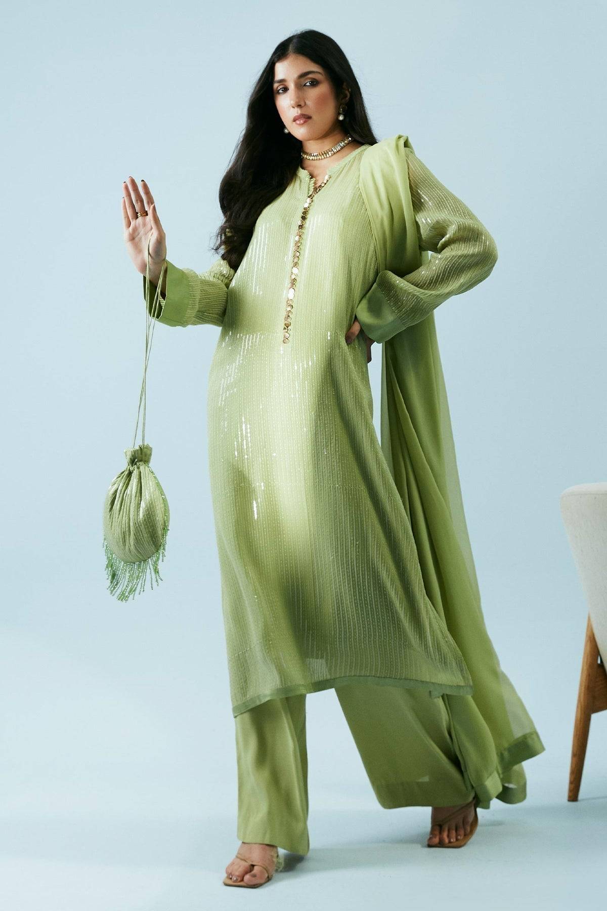 Zara Shahjahan | Festive Eid 24 | ZC-2042 - Pakistani Designer Dress - by Zara Shahjahan | Type: Formal - 100% Original at Saira Sultan