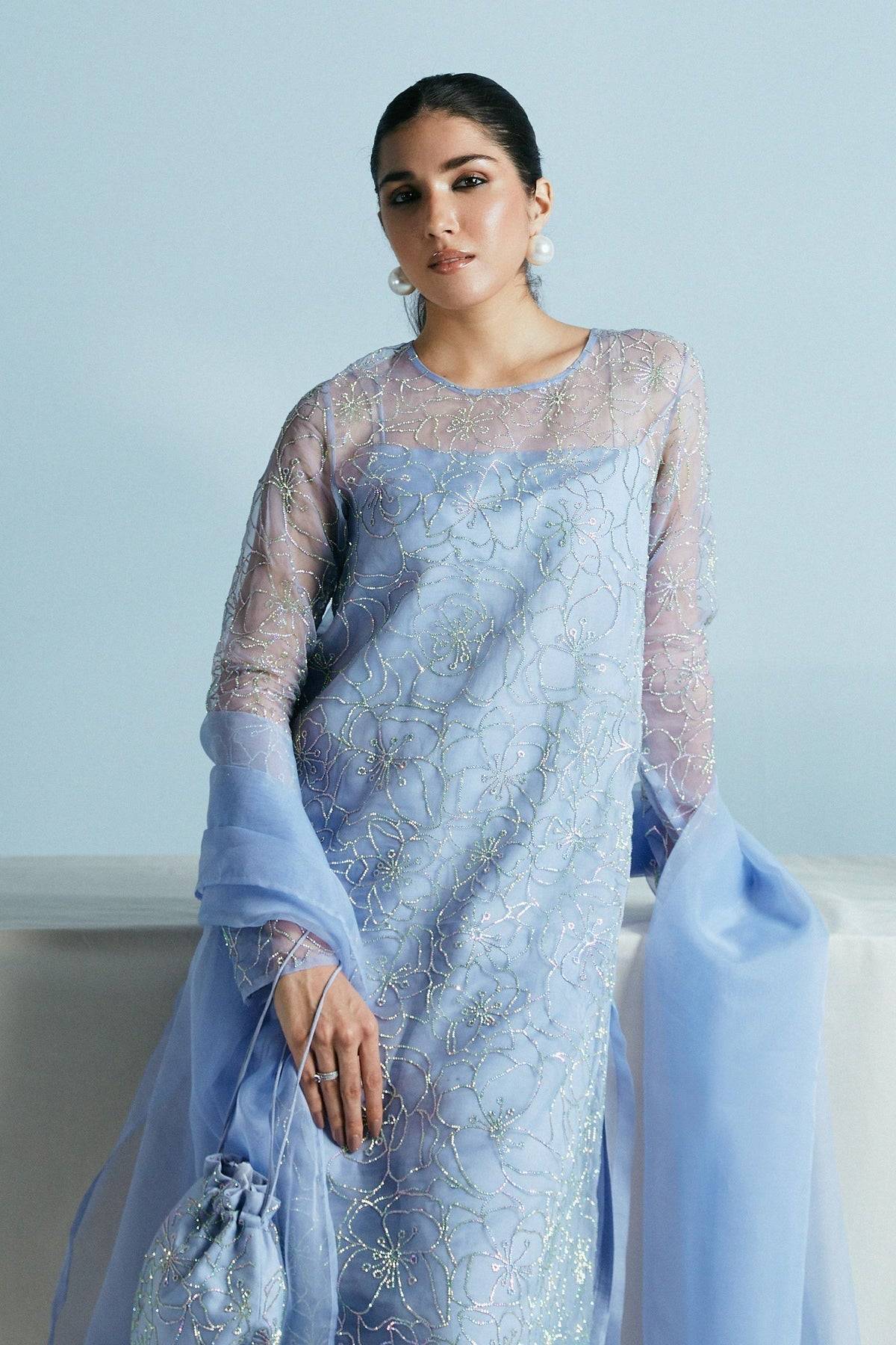 Zara Shahjahan | Festive Eid 24 | ZC-2045 - Pakistani Designer Dress - by Zara Shahjahan | Type: Formal - 100% Original at Saira Sultan