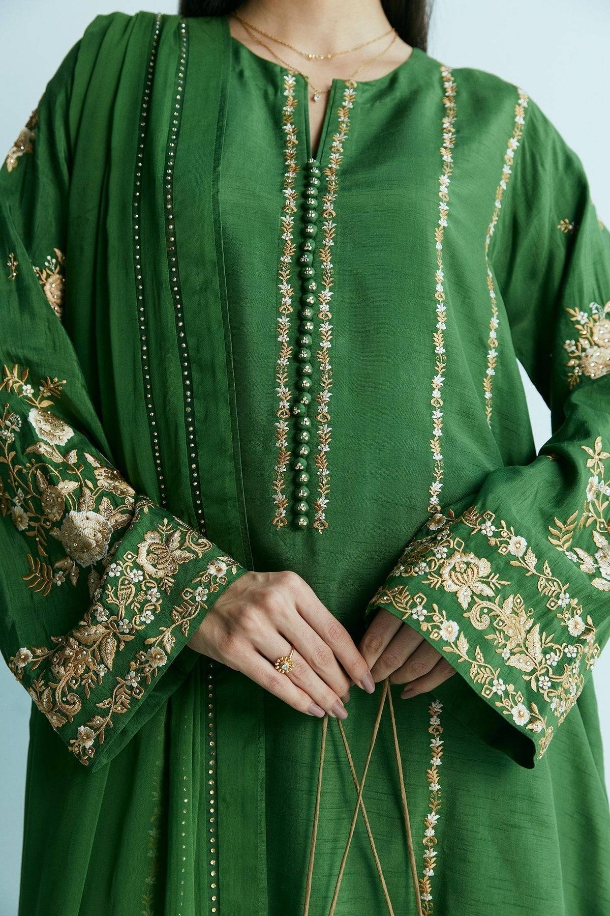 Zara Shahjahan | Festive Eid 24 | ZC-2025 - Pakistani Designer Dress - by Zara Shahjahan | Type: Formal - 100% Original at Saira Sultan