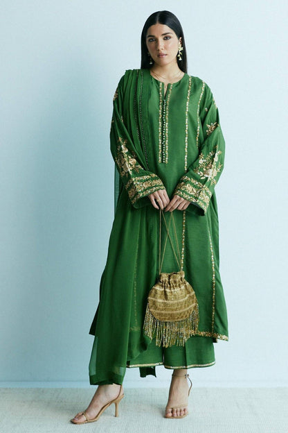 Zara Shahjahan | Festive Eid 24 | ZC-2025 - Pakistani Designer Dress - by Zara Shahjahan | Type: Formal - 100% Original at Saira Sultan