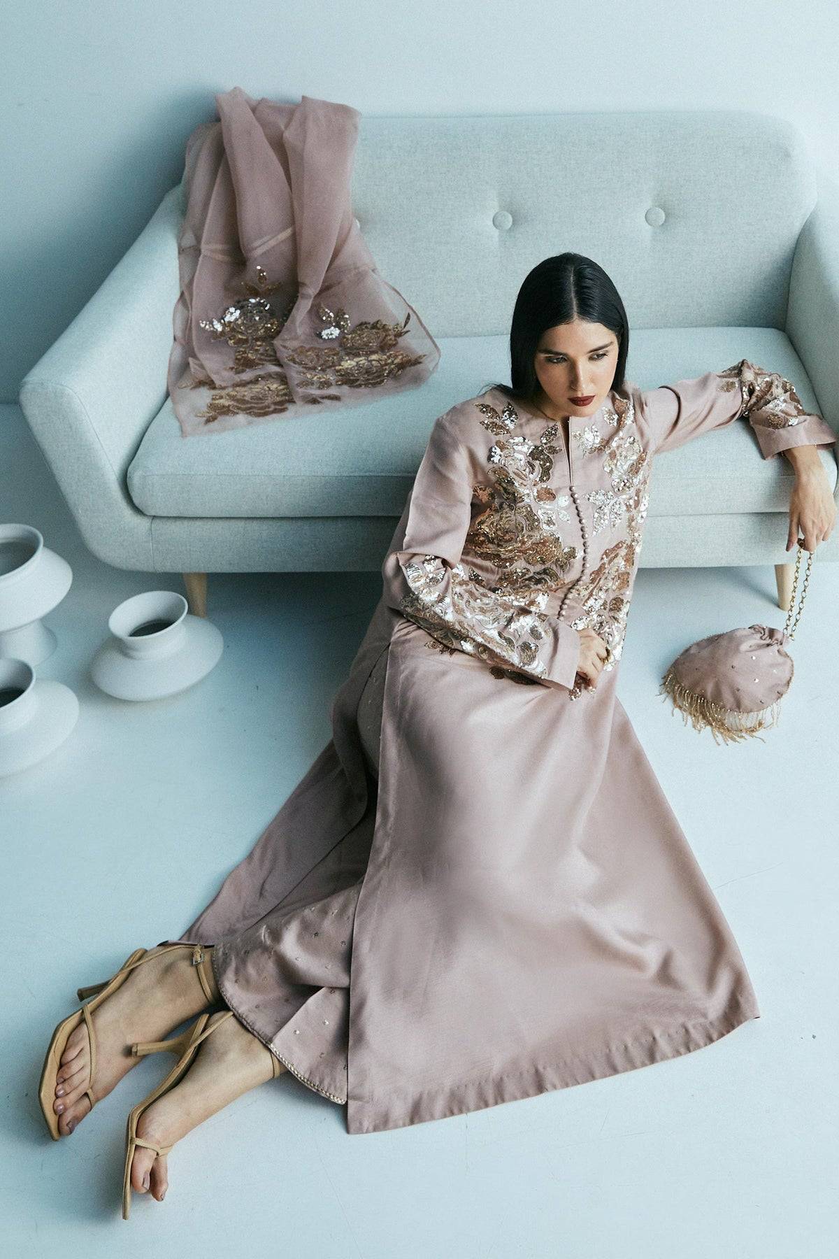 Zara Shahjahan | Festive Eid 24 | ZC-2026 - Pakistani Designer Dress - by Zara Shahjahan | Type: Formal - 100% Original at Saira Sultan