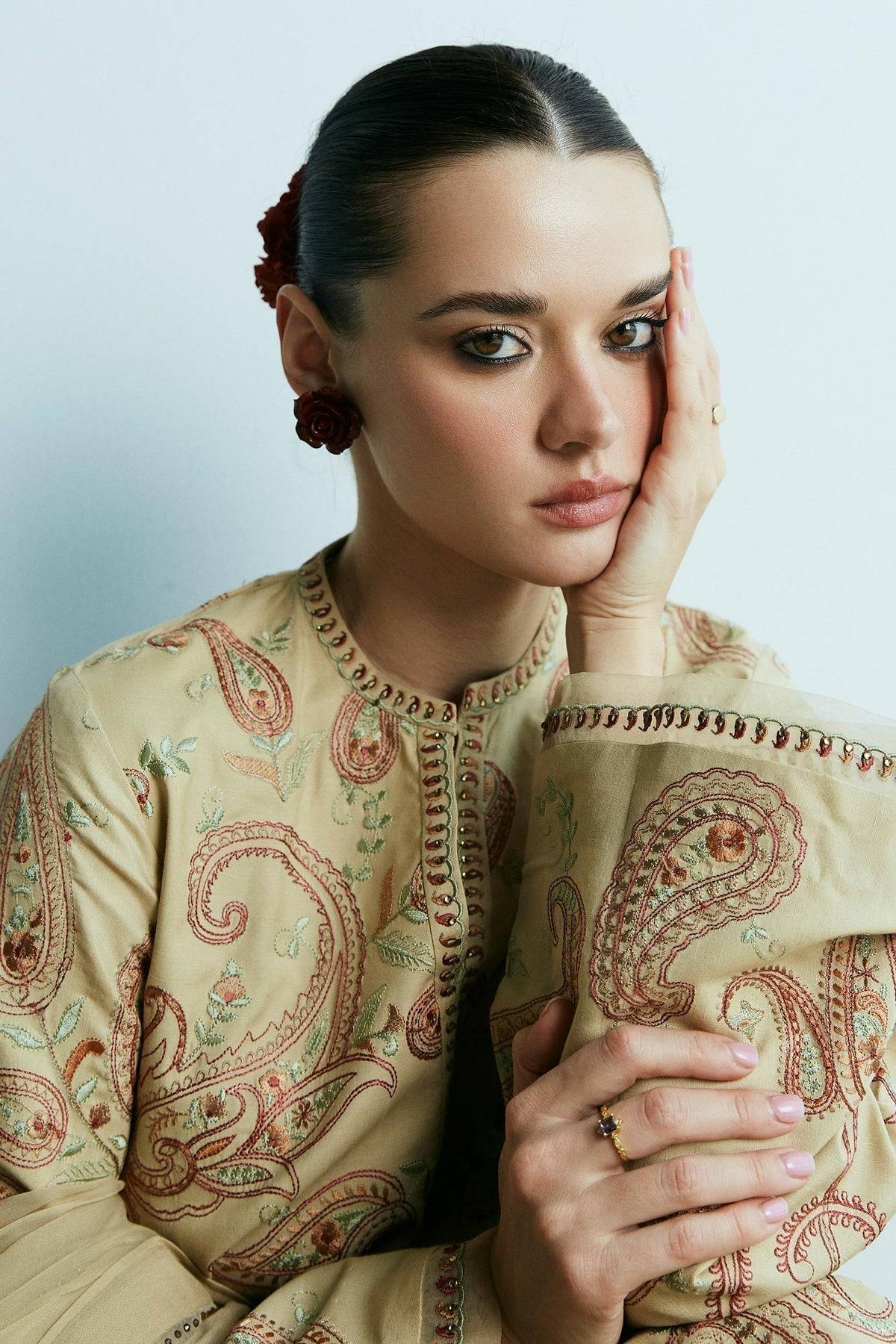 Zara Shahjahan | Festive Eid 24 | ZC-2027 - Pakistani Designer Dress - by Zara Shahjahan | Type: Formal - 100% Original at Saira Sultan