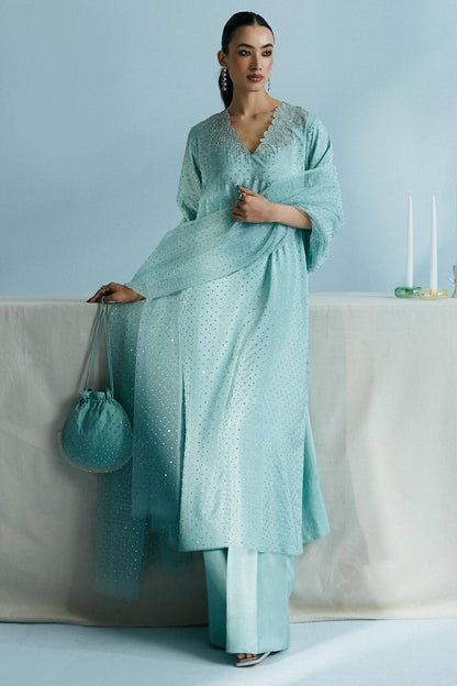Zara Shahjahan | Festive Eid 24 | ZC-2029 - Pakistani Designer Dress - by Zara Shahjahan | Type: Formal - 100% Original at Saira Sultan