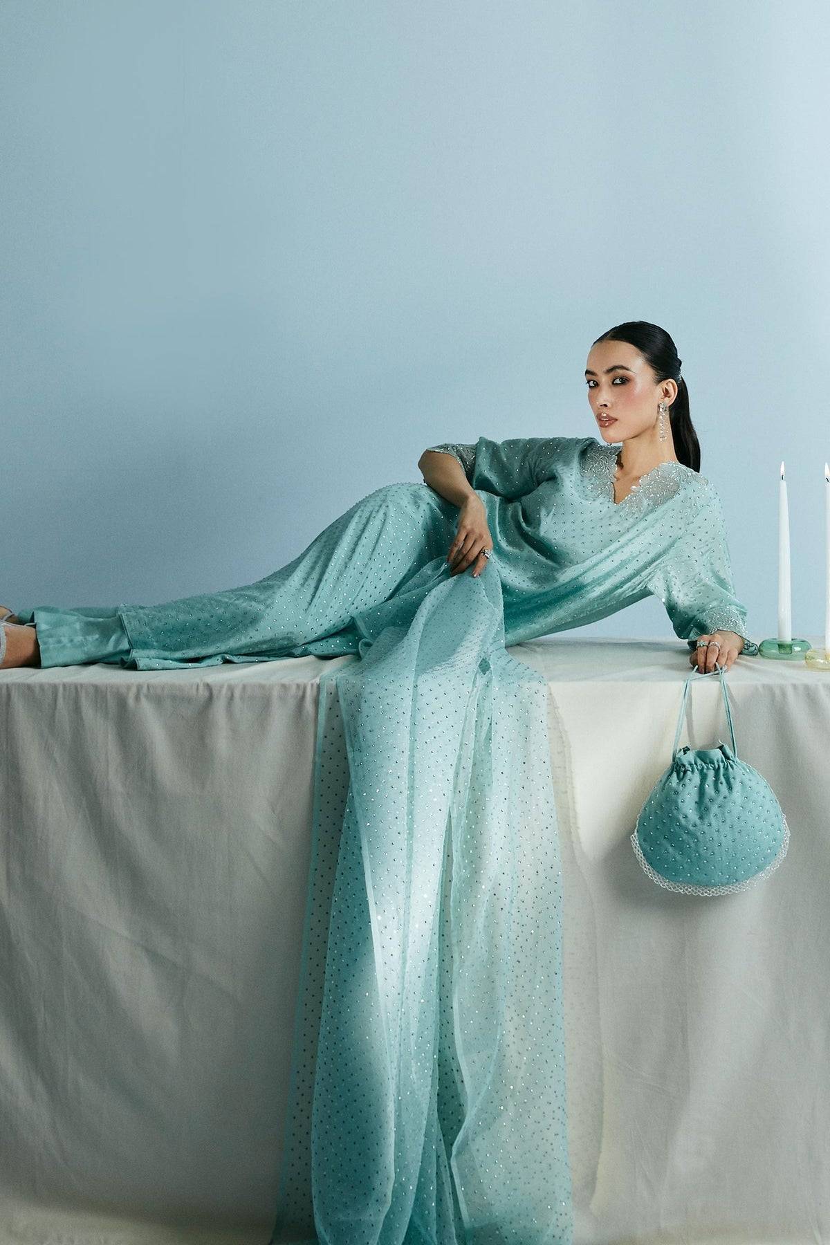 Zara Shahjahan | Festive Eid 24 | ZC-2029 - Pakistani Designer Dress - by Zara Shahjahan | Type: Formal - 100% Original at Saira Sultan