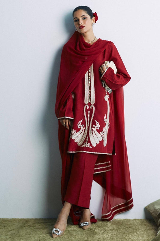 Zara Shahjahan | Festive Eid 24 | ZC-2031 - Pakistani Designer Dress - by Zara Sahjahan | Type: Formal - 100% Original at Saira Sultan