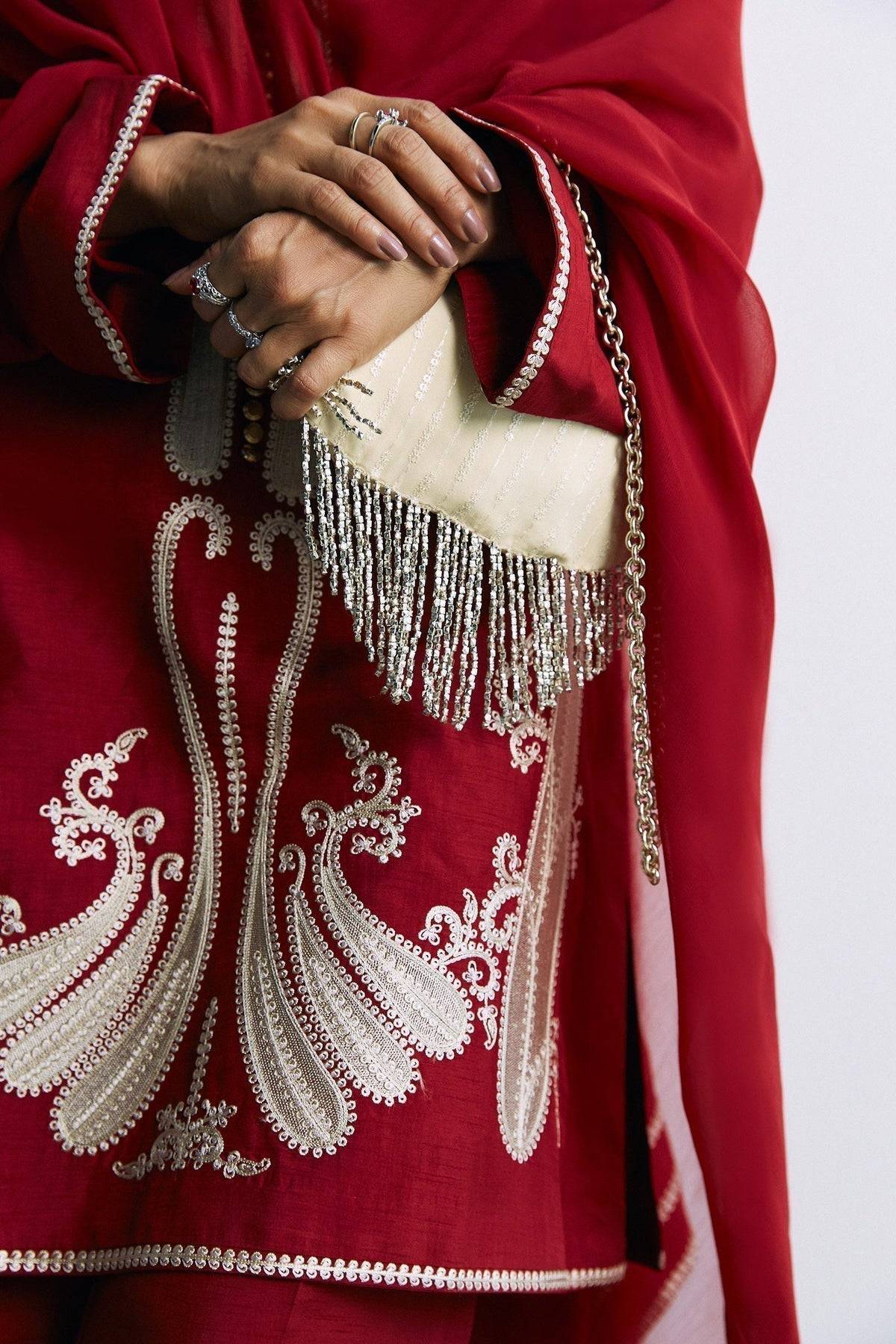 Zara Shahjahan | Festive Eid 24 | ZC-2031 - Pakistani Designer Dress - by Zara Sahjahan | Type: Formal - 100% Original at Saira Sultan