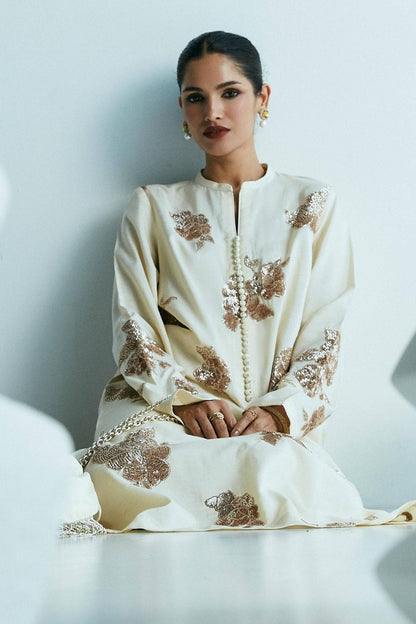 Zara Shahjahan | Festive Eid 24 | ZC-2032 - Pakistani Designer Dress - by Zara Shahjahan | Type: Formal - 100% Original at Saira Sultan