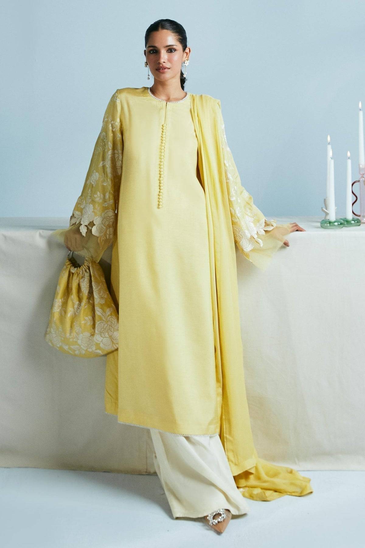 Zara Shahjahan | Festive Eid 24 | ZC-2033 - Pakistani Designer Dress - by Zara Shahjahan | Type: Formal - 100% Original at Saira Sultan