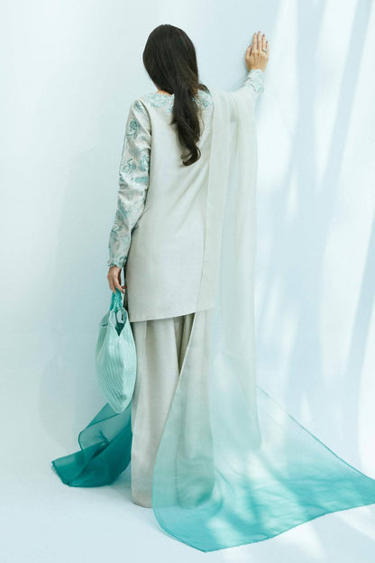 Zara Shahjahan | Festive Eid 24 | ZC-2034 - Pakistani Designer Dress - by Zara Shahjahan | Type: Formal - 100% Original at Saira Sultan