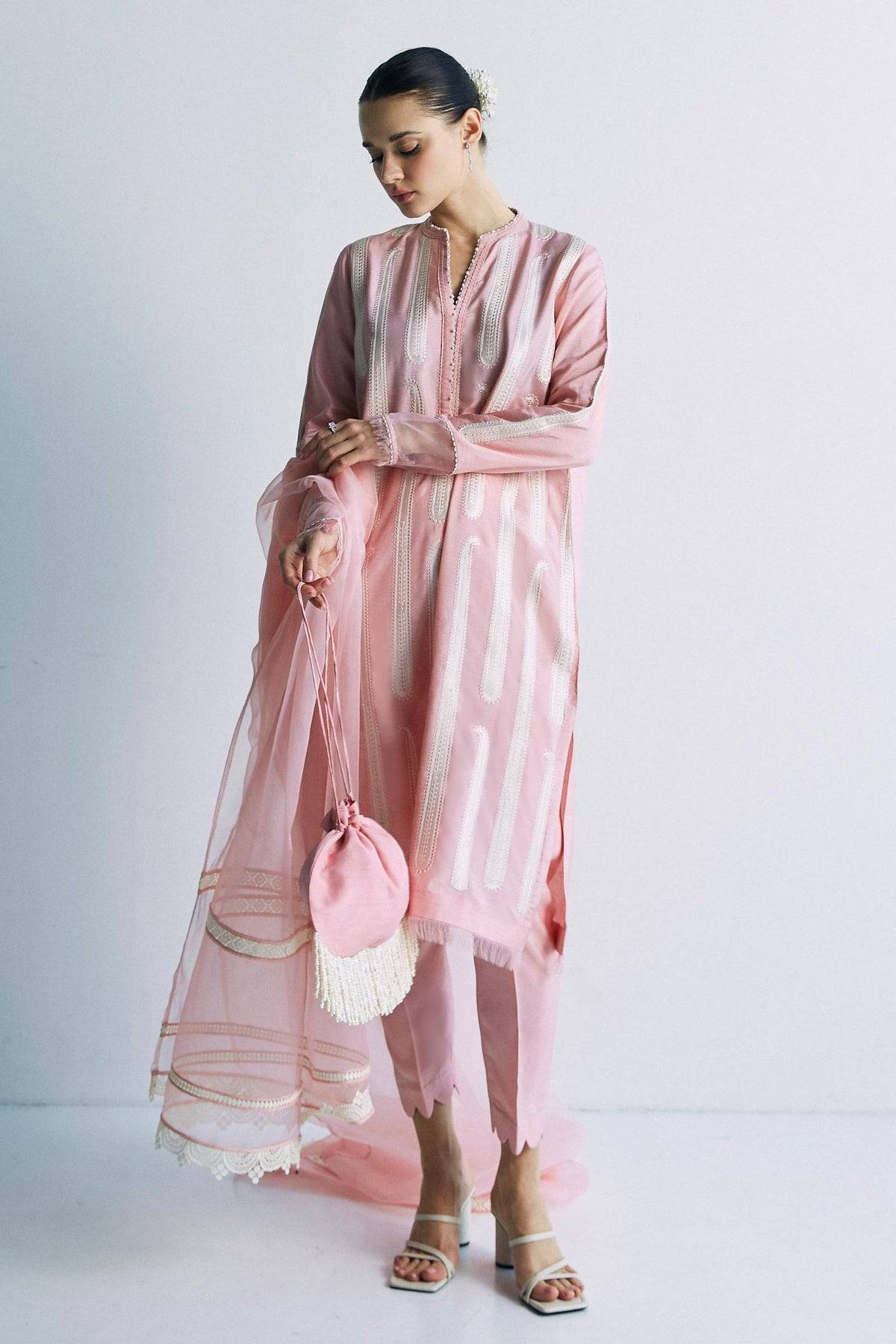 Zara Shahjahan | Festive Eid 24 | ZC -2035 - Pakistani Designer Dress - by Zara Shahjahan | Type: Formal - 100% Original at Saira Sultan