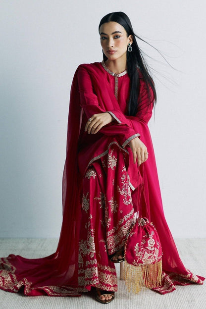 Zara Shahjahan | Festive Eid 24 | ZC-2022 - Pakistani Designer Dress - by Zara Shahjahan | Type: Formal - 100% Original at Saira Sultan