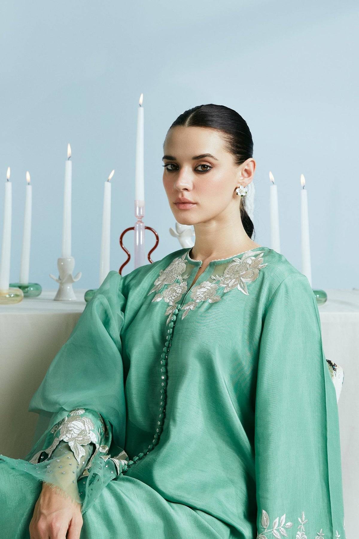 Zara Shahjahan | Festive Eid 24 | ZC-2038 - Pakistani Designer Dress - by Zara Shahjahan | Type: Formal - 100% Original at Saira Sultan