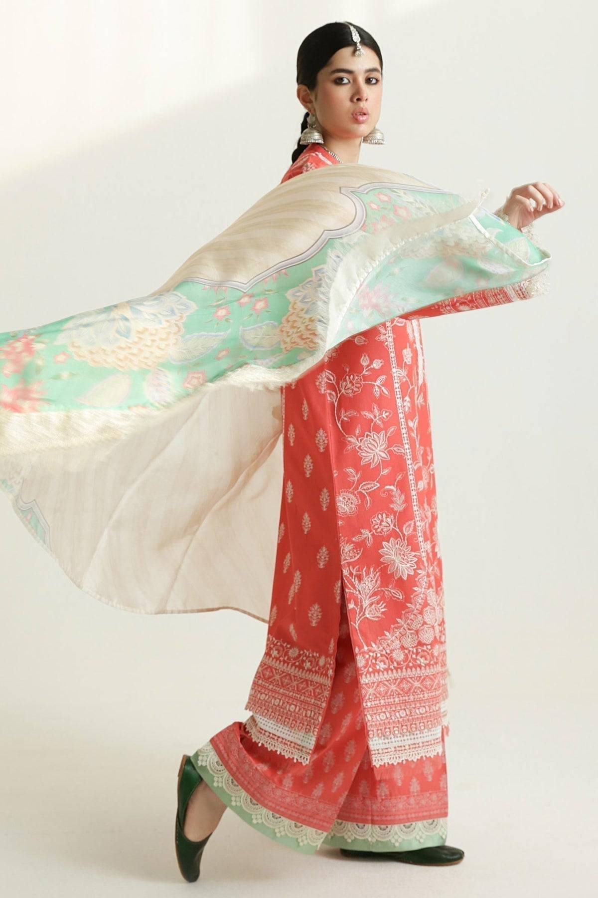 Zara Shahjahan | Luxury Lawn 24 | MAHI-1A - Pakistani Designer Dress - by Zara Shahjahan | Type: Luxury - 100% Original at Saira Sultan