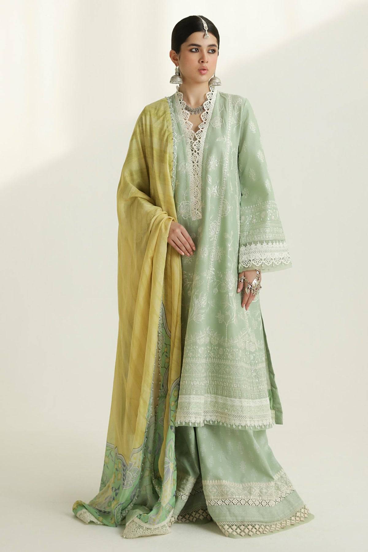 Zara Shahjahan | Luxury Lawn 24 | MAHI-1B - Pakistani Designer Dress - by Zara Shahjahan | Type: Luxury - 100% Original at Saira Sultan