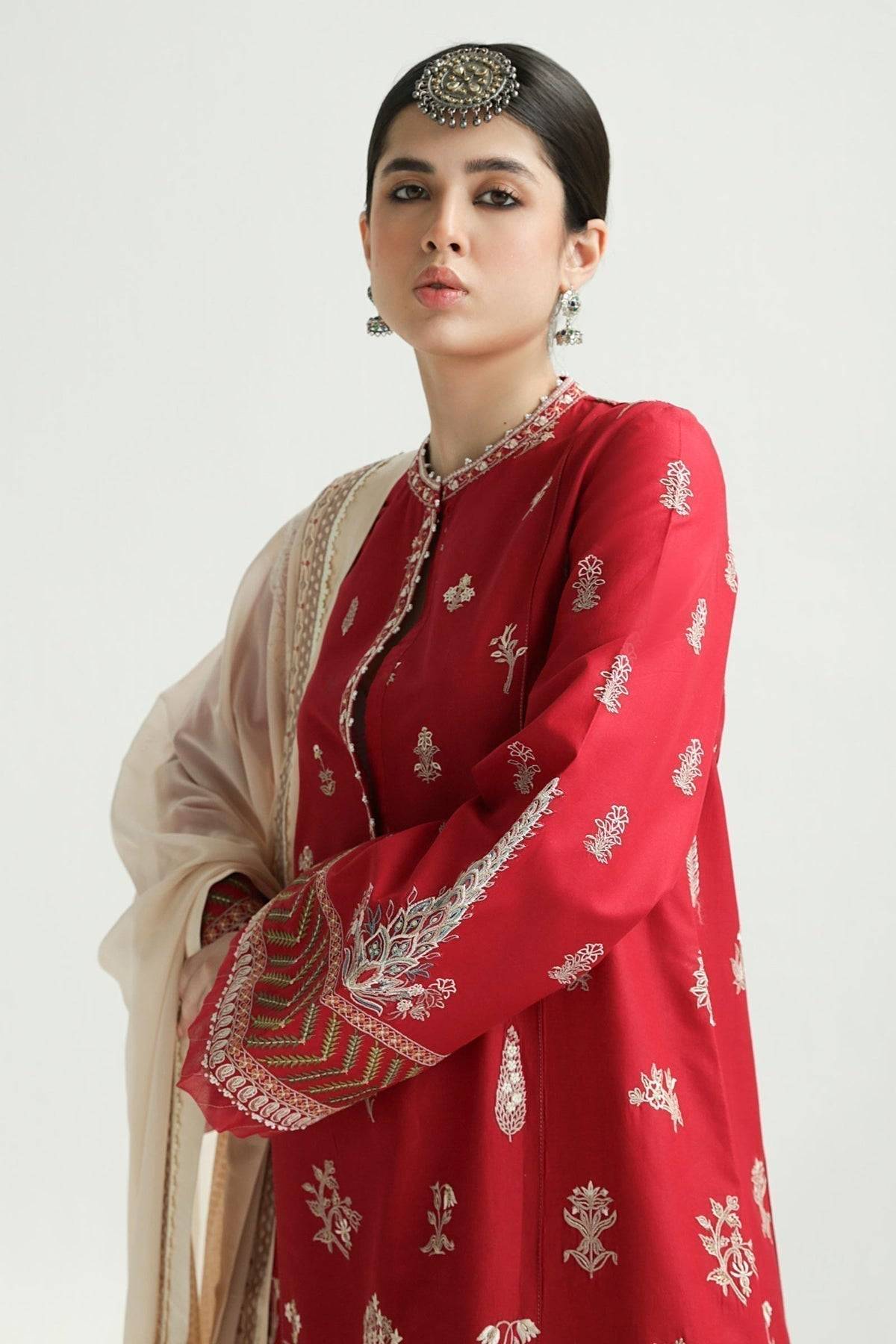 Zara Shahjahan | Luxury Lawn 24 | MYRA-14A - Pakistani Designer Dress - by Zara Shahjahan | Type: Luxury - 100% Original at Saira Sultan