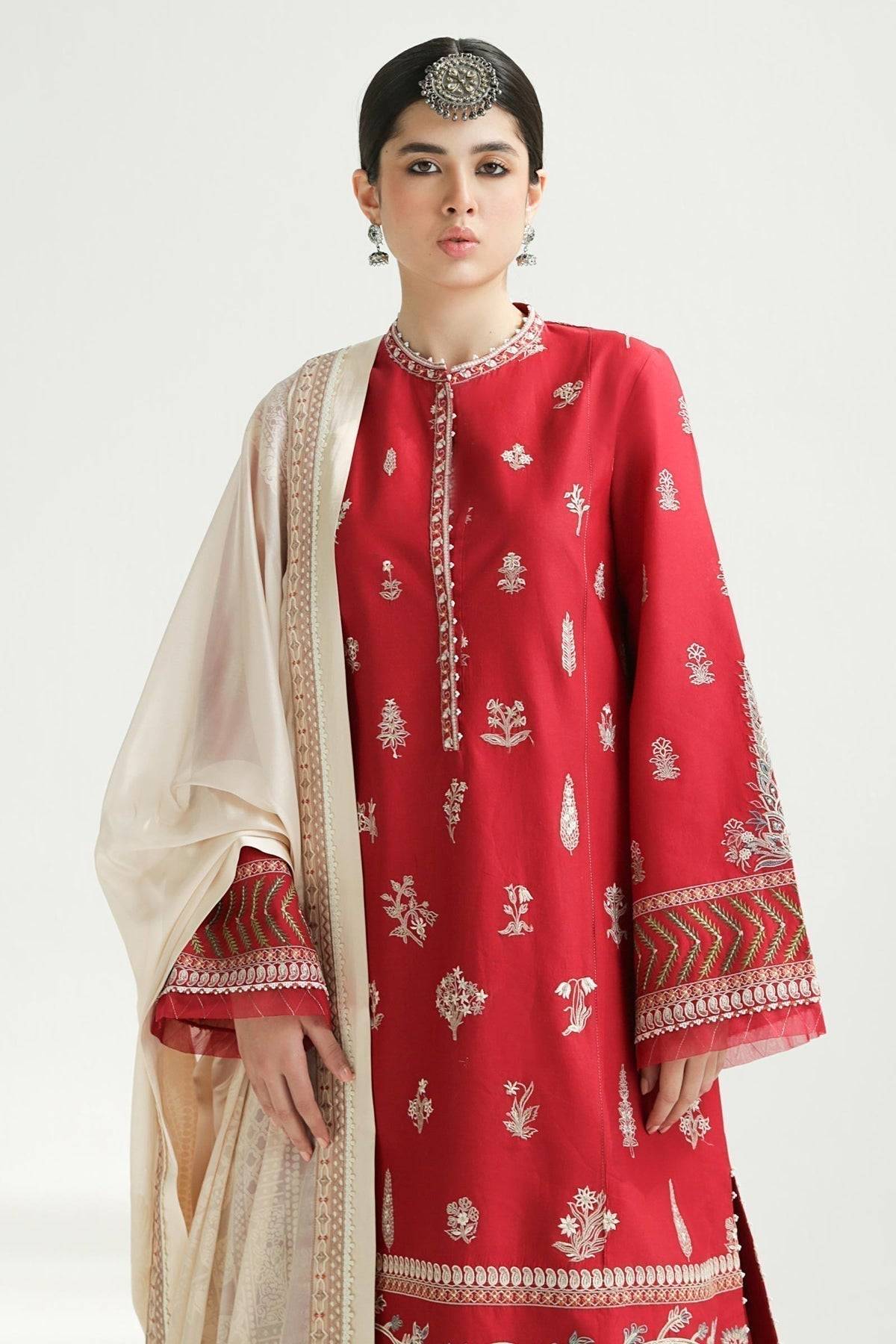 Zara Shahjahan | Luxury Lawn 24 | MYRA-14A - Pakistani Designer Dress - by Zara Shahjahan | Type: Luxury - 100% Original at Saira Sultan