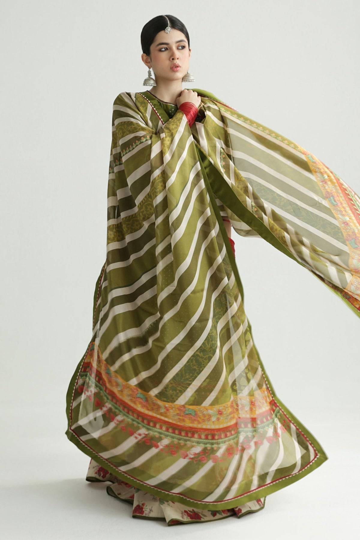 Zara Shahjahan | Luxury Lawn 24 | AAINA-8B - Pakistani Designer Dress - by Zara Sahjahan | Type: Luxury - 100% Original at Saira Sultan