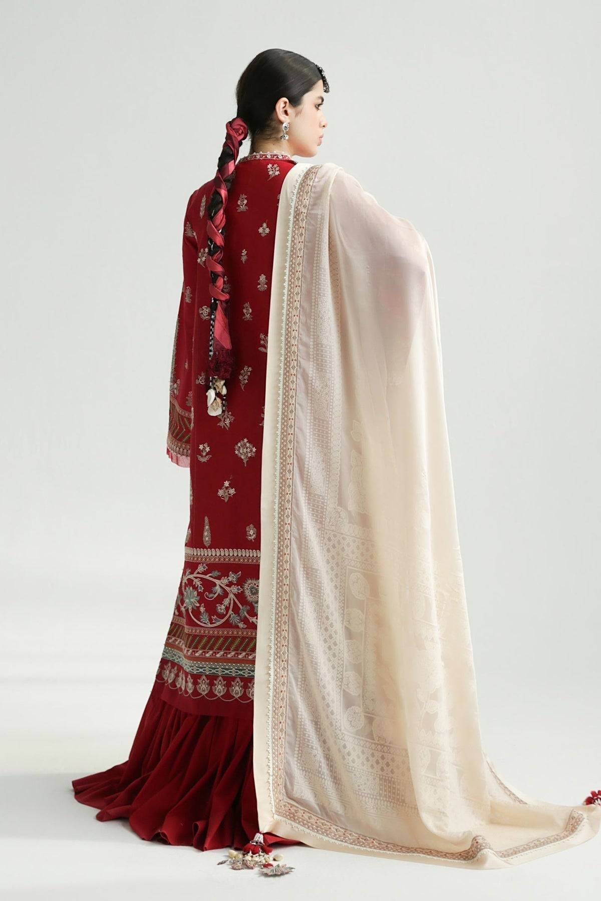 Zara Shahjahan | Luxury Lawn 24 | MYRA-14A - Pakistani Designer Dress - by Zara Shahjahan | Type: Luxury - 100% Original at Saira Sultan