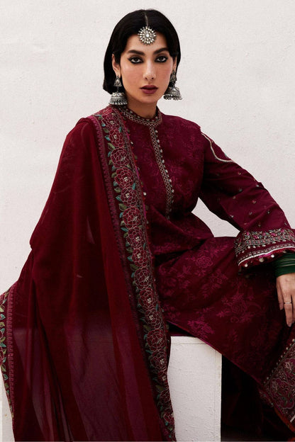 Zara Shahjahan | Luxury Lawn 24 | PARSA-9A - Pakistani Designer Dress - by Zara Sahjahan | Type: Luxury - 100% Original at Saira Sultan