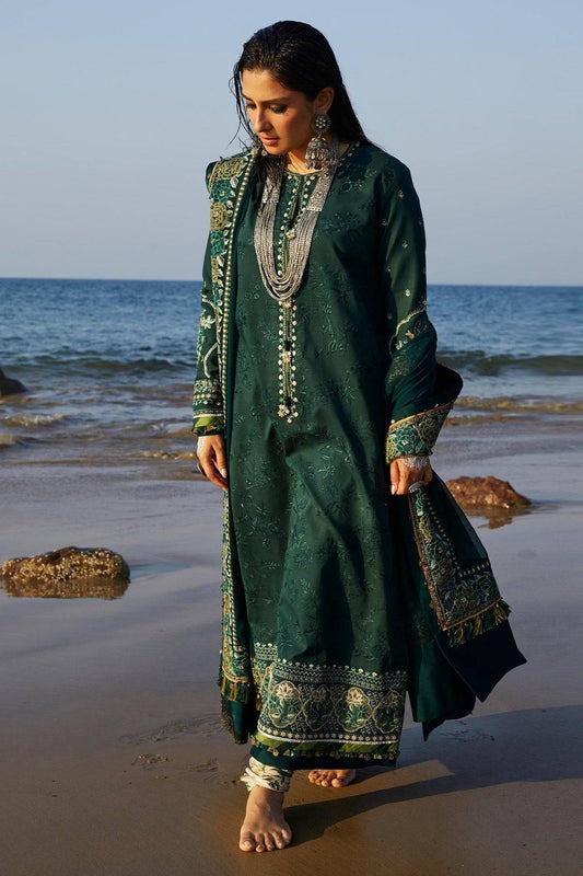 Zara Shahjahan | Luxury Lawn 24 | PARSA-9B - Pakistani Designer Dress - by Zara Sahjahan | Type: Luxury - 100% Original at Saira Sultan