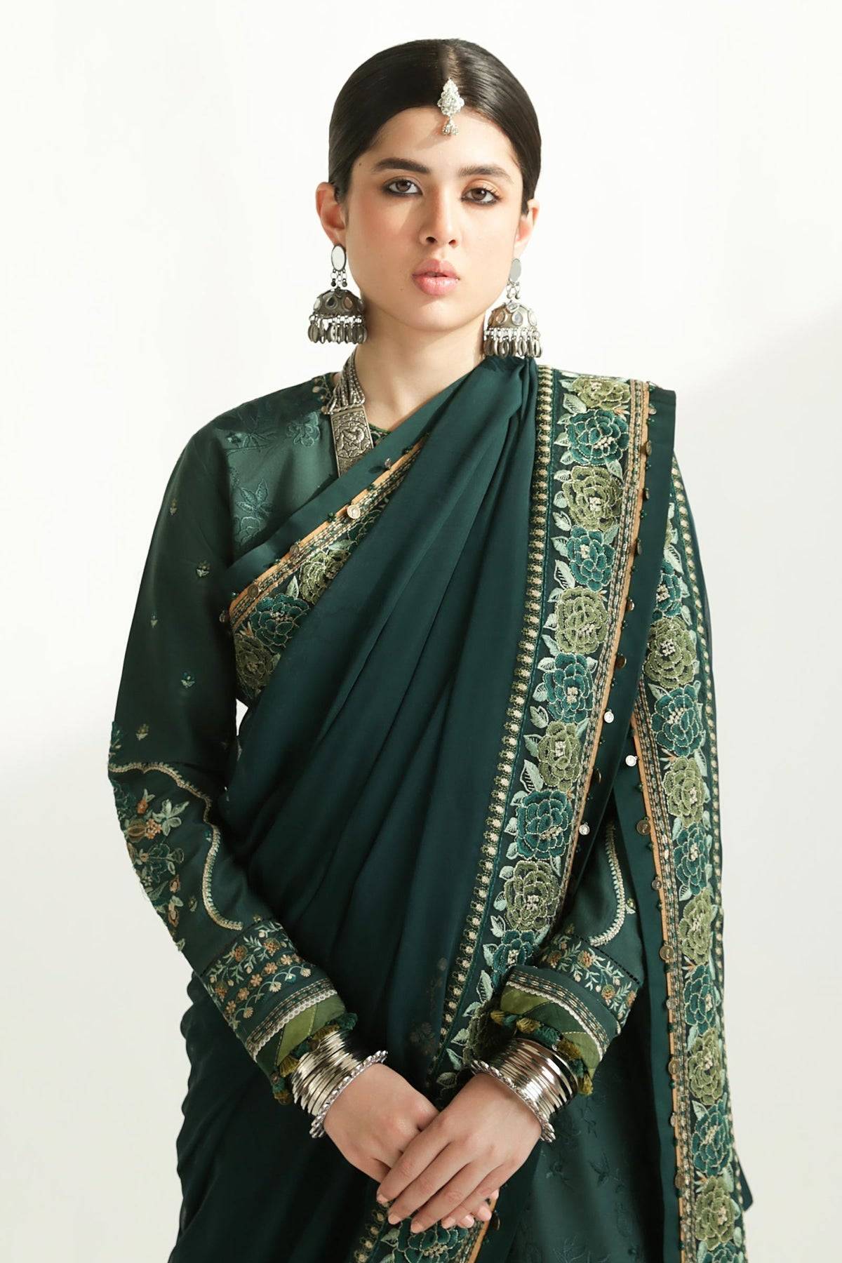 Zara Shahjahan | Luxury Lawn 24 | PARSA-9B - Pakistani Designer Dress - by Zara Sahjahan | Type: Luxury - 100% Original at Saira Sultan