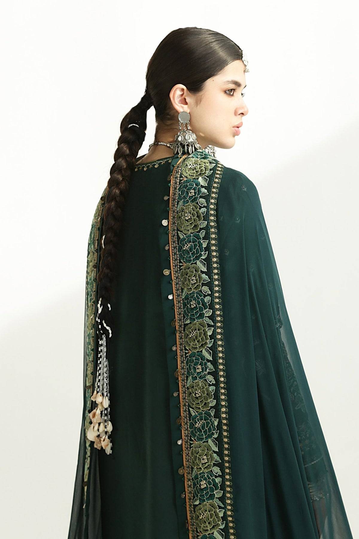 Zara Shahjahan | Luxury Lawn 24 | PARSA-9B - Pakistani Designer Dress - by Zara Sahjahan | Type: Luxury - 100% Original at Saira Sultan