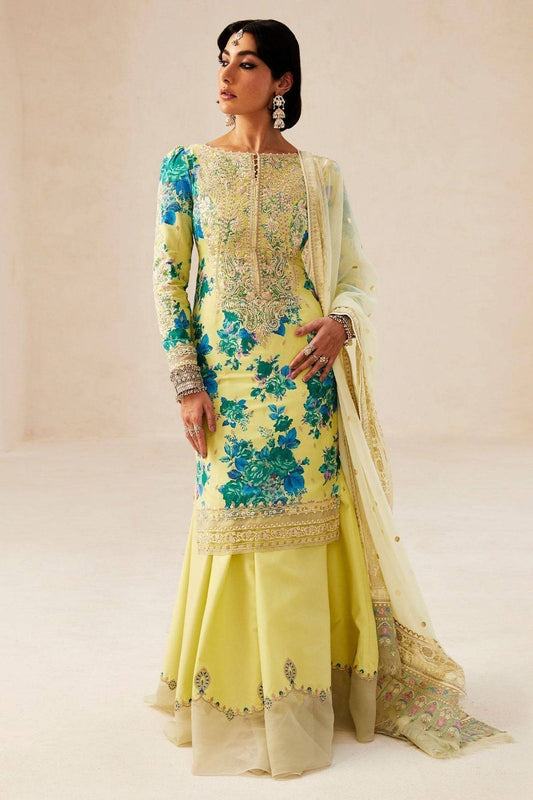 Zara Shahjahan | Luxury Lawn 24 | PHOOL KARI-13A - Pakistani Designer Dress - by Zara Sahjahan | Type: Luxury - 100% Original at Saira Sultan
