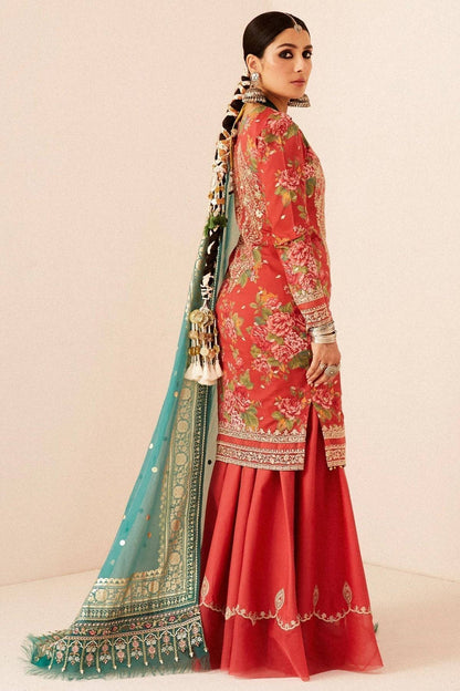 Zara Shahjahan | Luxury Lawn 24 | PHOOL KARI-13B - Pakistani Designer Dress - by Zara Sahjahan | Type: Luxury - 100% Original at Saira Sultan