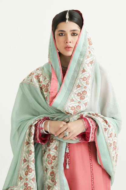 Zara Shahjahan | Luxury Lawn 24 | SANDAL-10B - Pakistani Designer Dress - by Zara Shahjahan | Type: Luxury - 100% Original at Saira Sultan