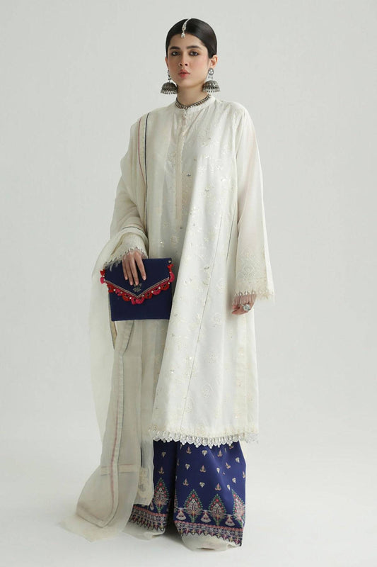 Zara Shahjahan | Luxury Lawn 24 | DEENA-12B - Pakistani Designer Dress - by Zara shahjahan | Type: Luxury - 100% Original at Saira Sultan