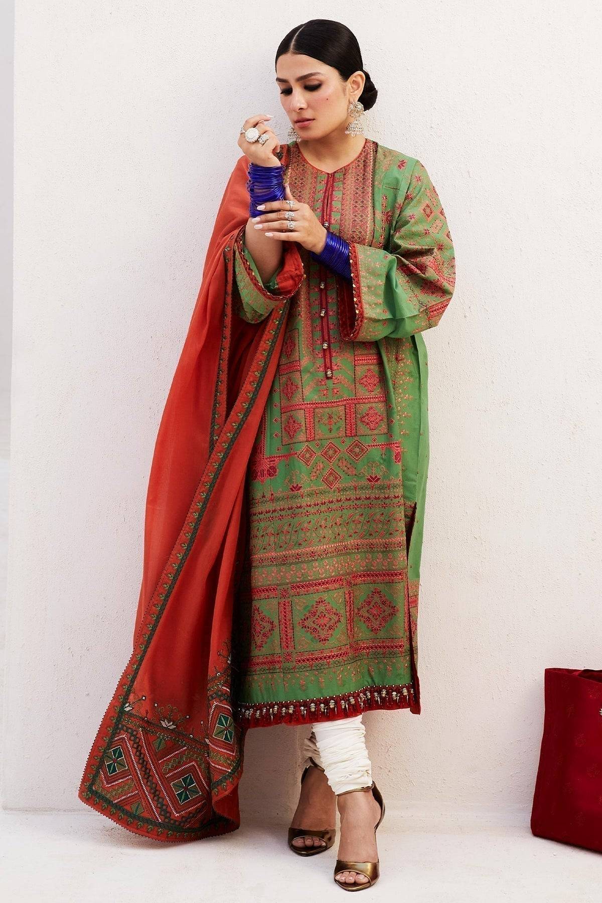 Zara Shahjahan | Luxury Lawn 24 | DIYA-2B - Pakistani Designer Dress - by Zara Shahjahan | Type: Luxury - 100% Original at Saira Sultan