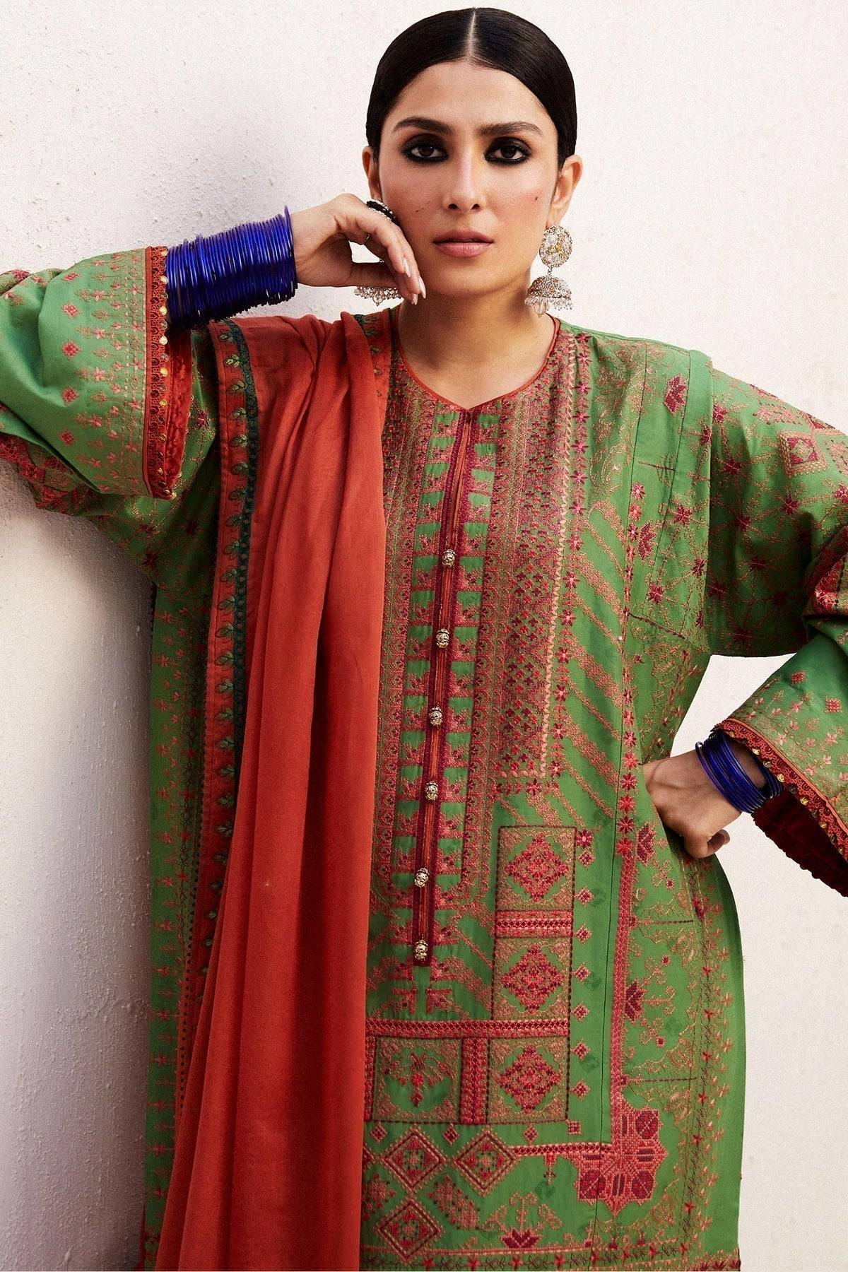 Zara Shahjahan | Luxury Lawn 24 | DIYA-2B - Pakistani Designer Dress - by Zara Shahjahan | Type: Luxury - 100% Original at Saira Sultan