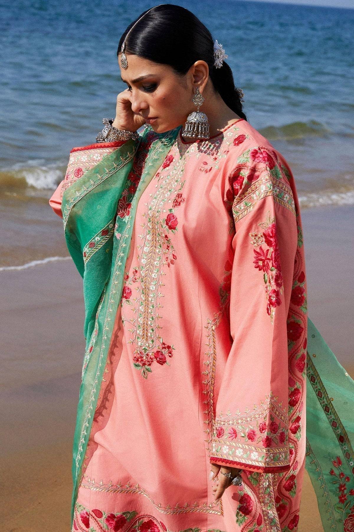 Zara Shahjahan | Luxury Lawn 24 | JIYA-6A - Pakistani Designer Dress - by Zara Shahjahan | Type: Luxury - 100% Original at Saira Sultan