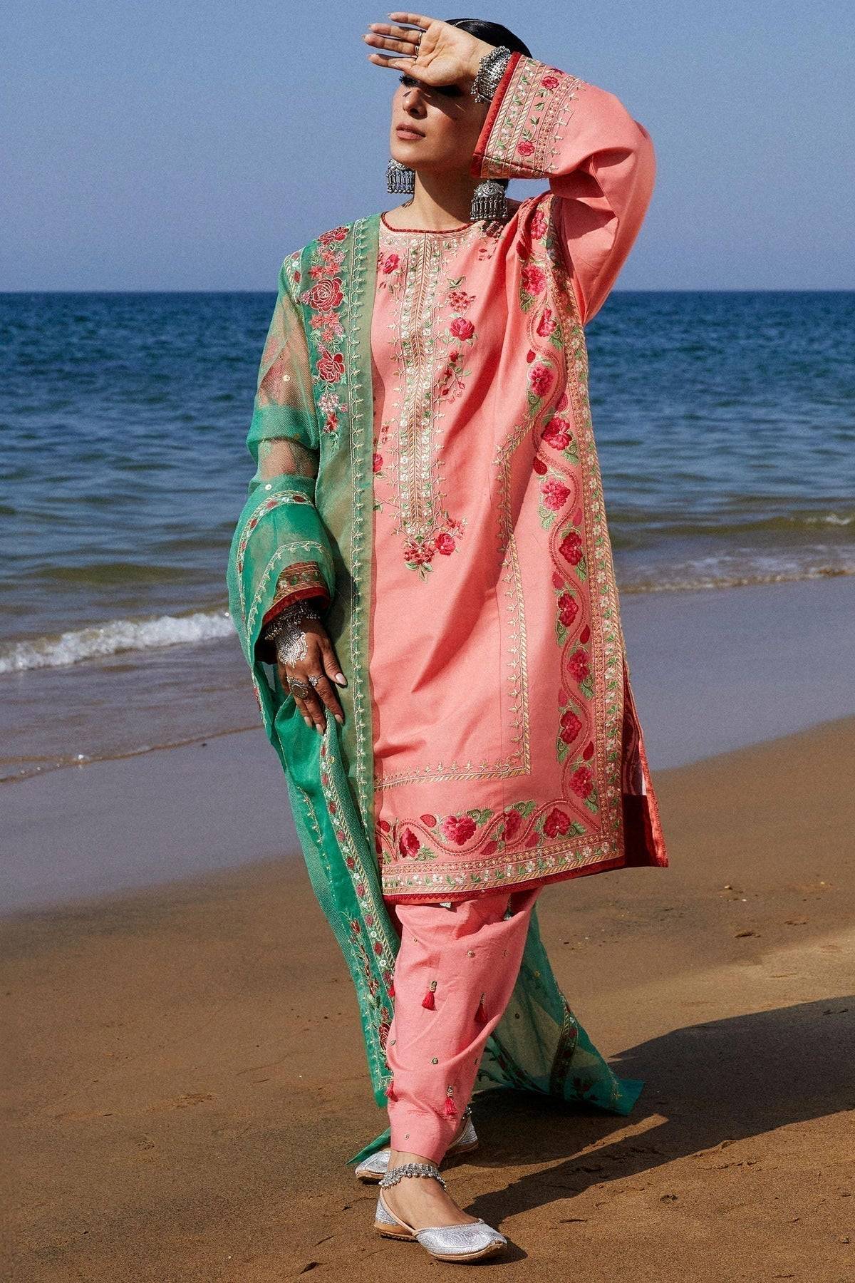 Zara Shahjahan | Luxury Lawn 24 | JIYA-6A - Pakistani Designer Dress - by Zara Shahjahan | Type: Luxury - 100% Original at Saira Sultan