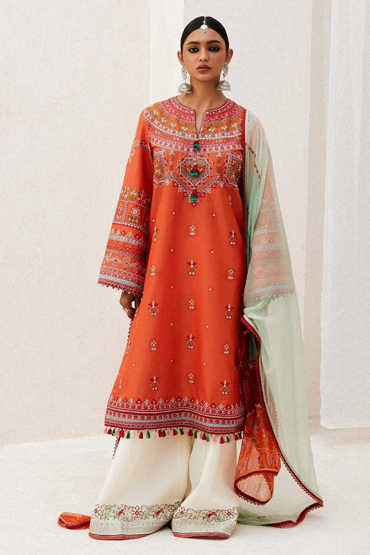 Zara Shahjahan | Luxury Lawn 24 | LAMIA-7A - Pakistani Designer Dress - by Zara Shahjahan | Type: Luxury - 100% Original at Saira Sultan