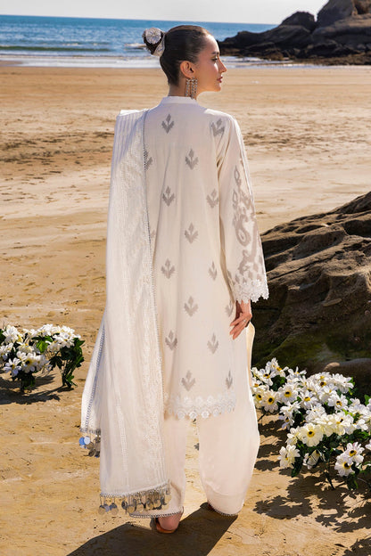 Gul Ahmed | Taara 25 | MJ-52003 S Ivory Jacquard