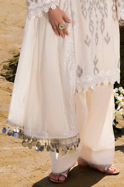 Gul Ahmed | Taara 25 | MJ-52003 L Ivory Jacquard
