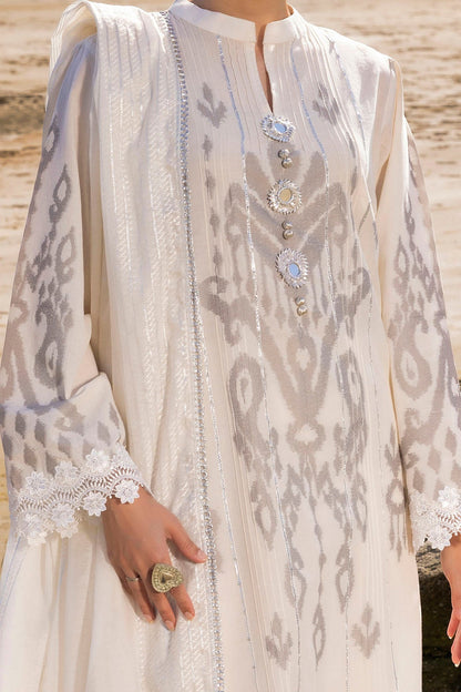 Gul Ahmed | Taara 25 | MJ-52003 M Ivory Jacquard