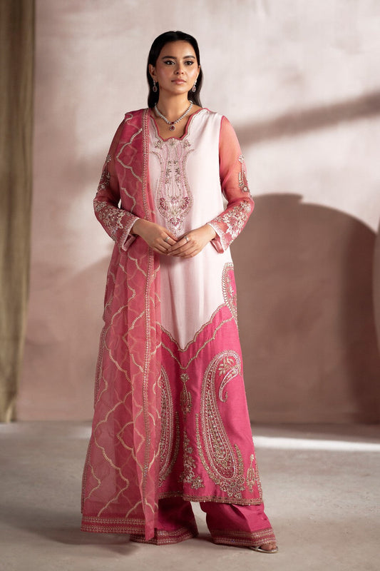 Maryum N Maria | Luna Formals | ZARI S Magenta Viscose Cotton