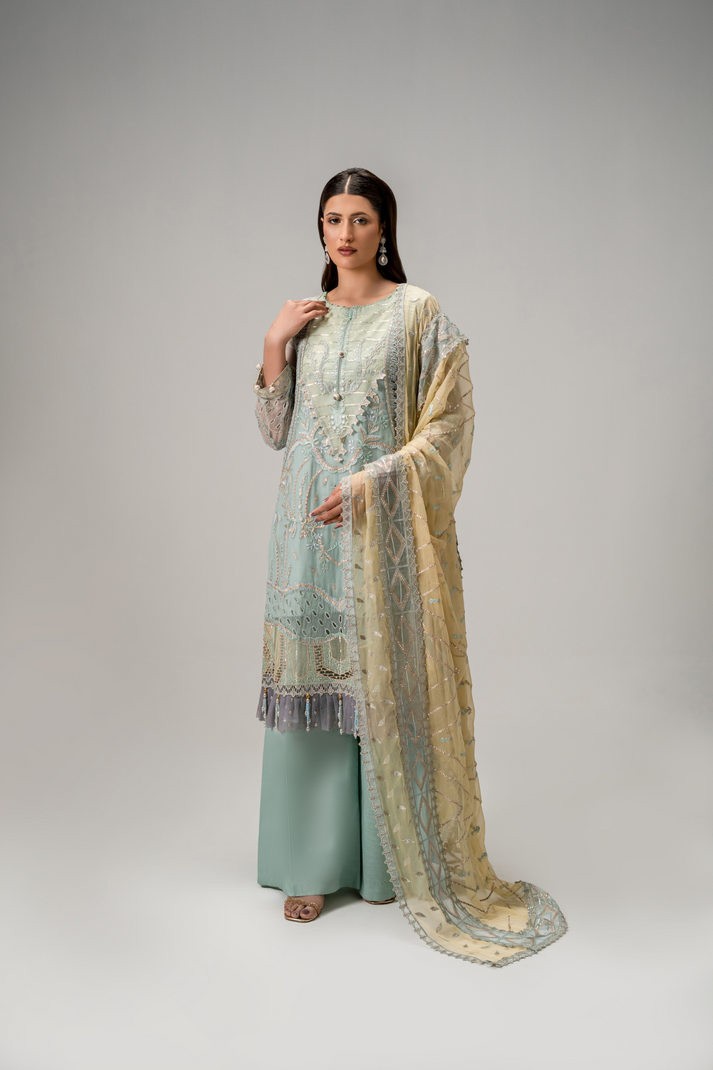 Zebtan | Aura Formals | AR-08 XS Light Ferozi Female