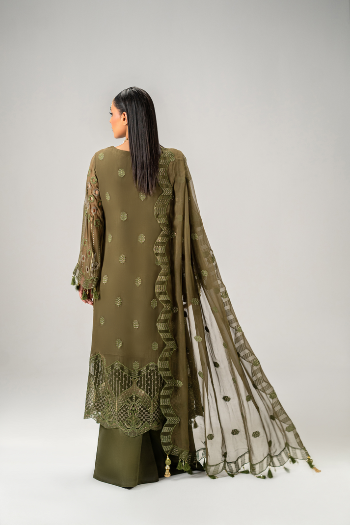 Zebtan | Aura Formals | AR-03 S Mehndi Female