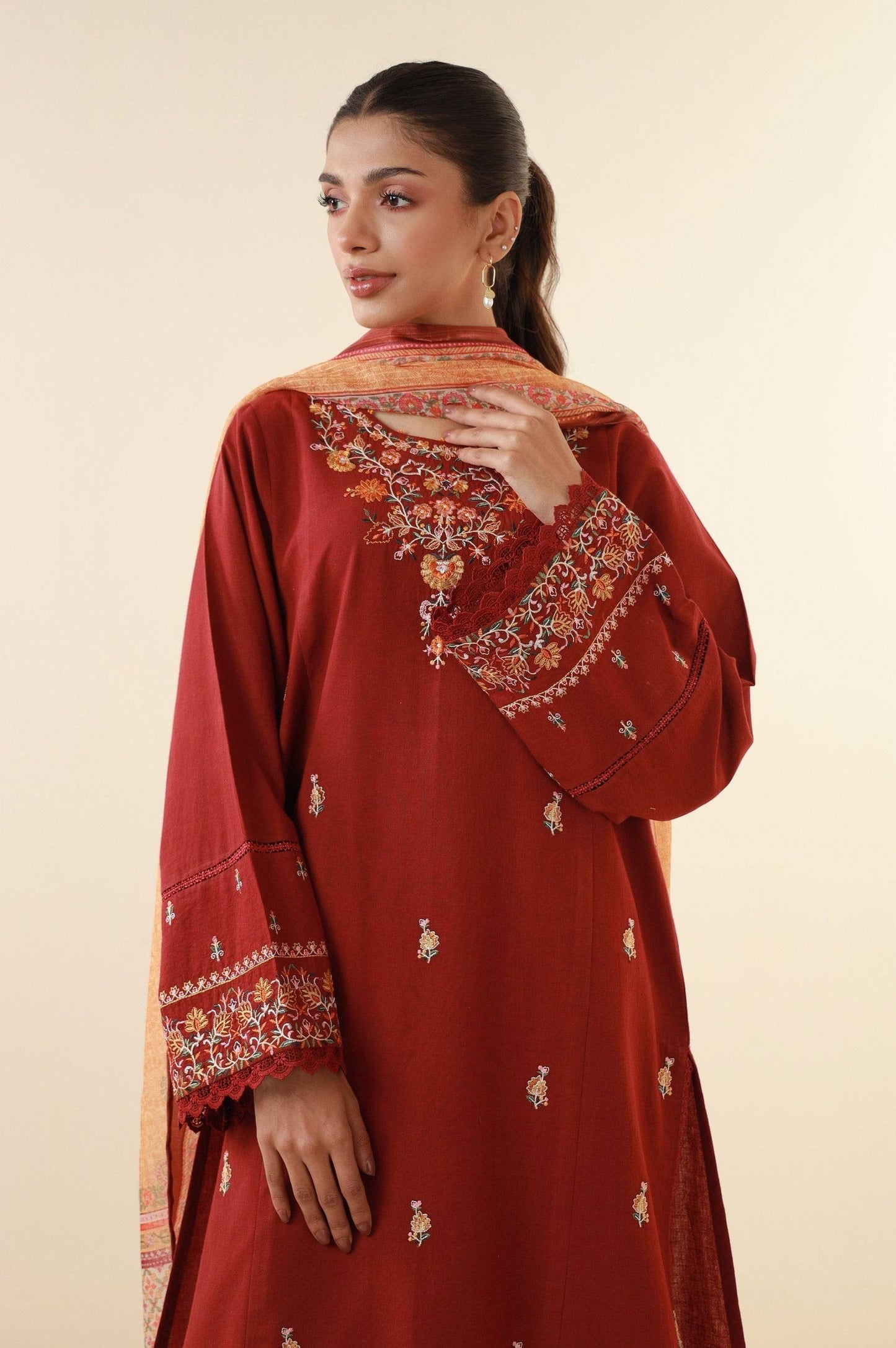 Zeen | Summer Collection 24 | 34200 - Pakistani Designer Dress - by Zeen | Type: Luxury - 100% Original at Saira Sultan